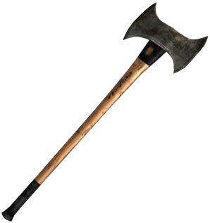 Double Headed Axe png transparent