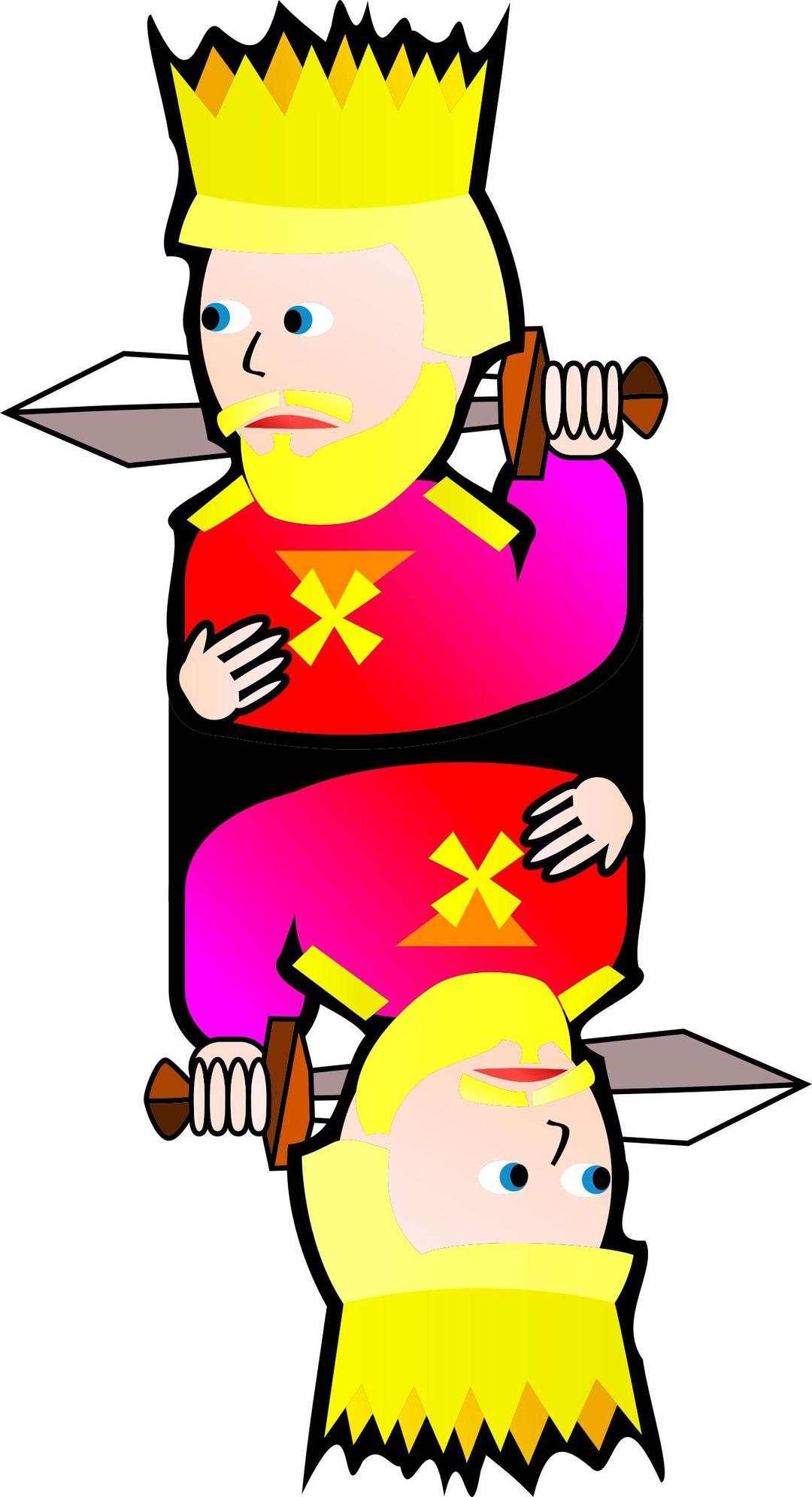 Double King of Hearts png transparent