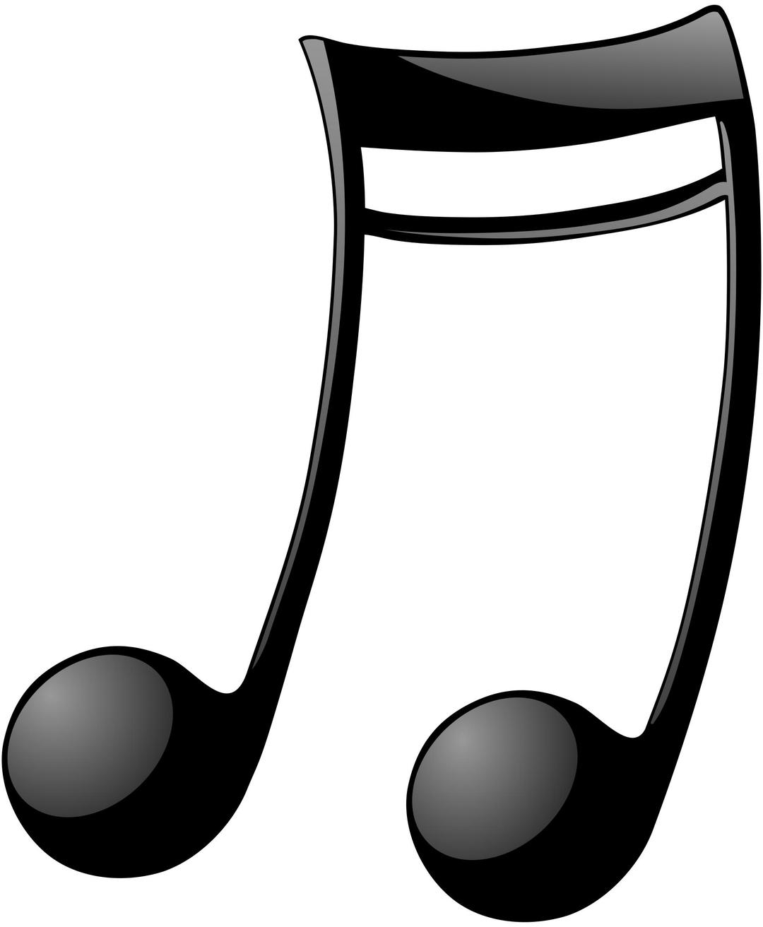 double-note-two png transparent
