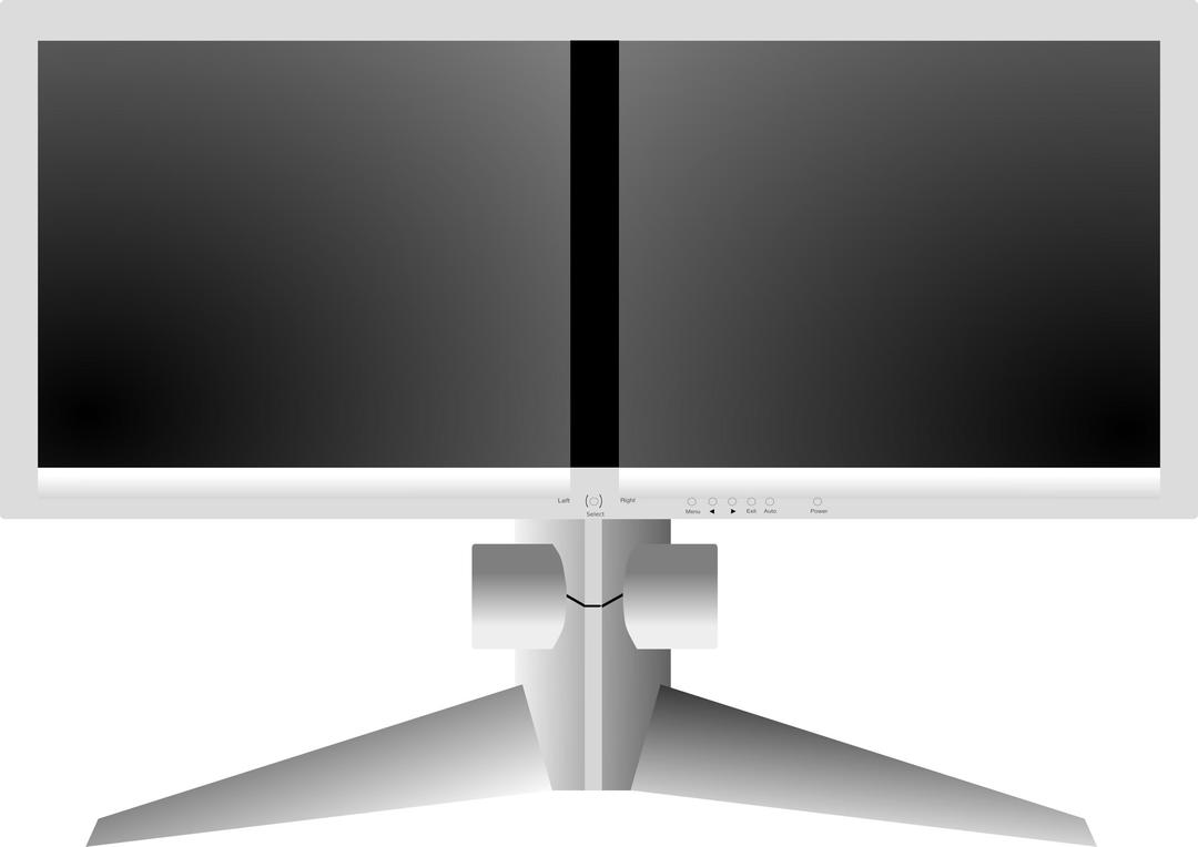 doublesight dual monitor png transparent
