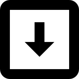 Download Arrow Square Button png transparent