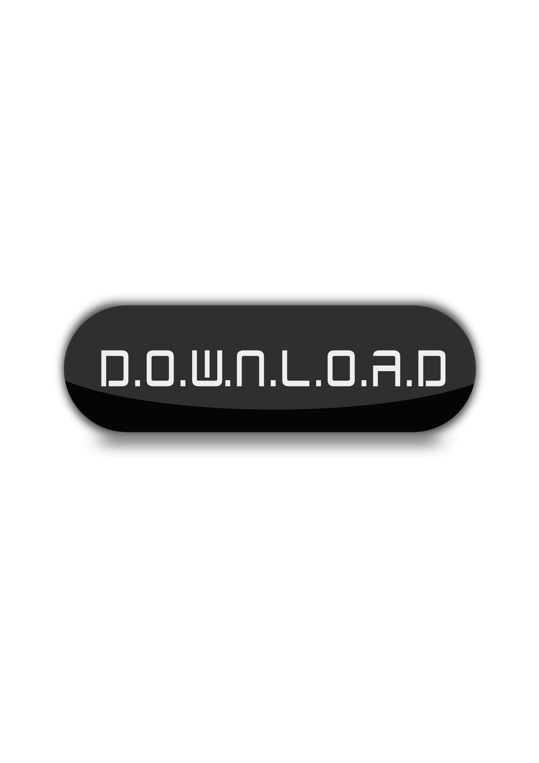 Download button black colour png transparent