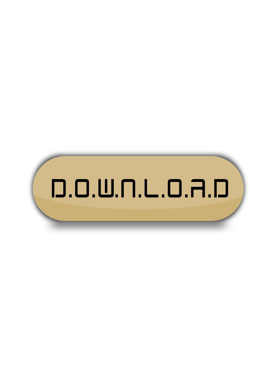 Download button brown colour png transparent