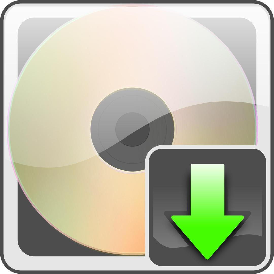 download button with cd png transparent