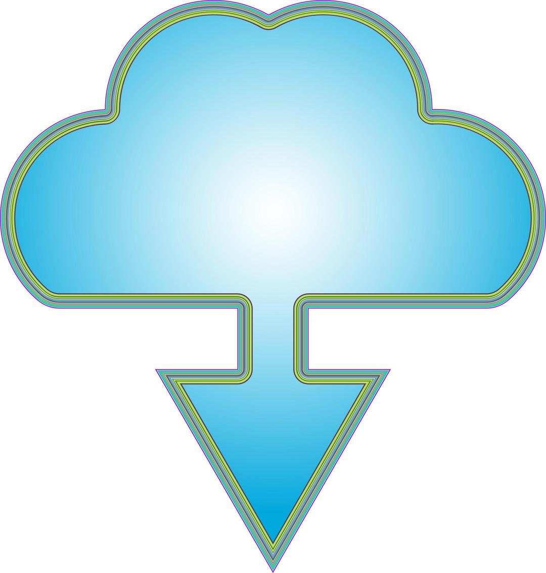 Download Cloud Icon 2 png transparent