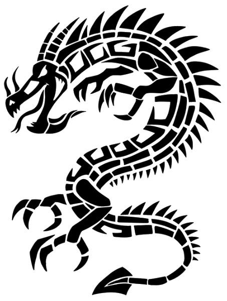 Dragon Left Tattoo png transparent