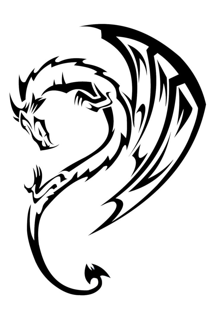 Dragon Tattoo Curved png transparent