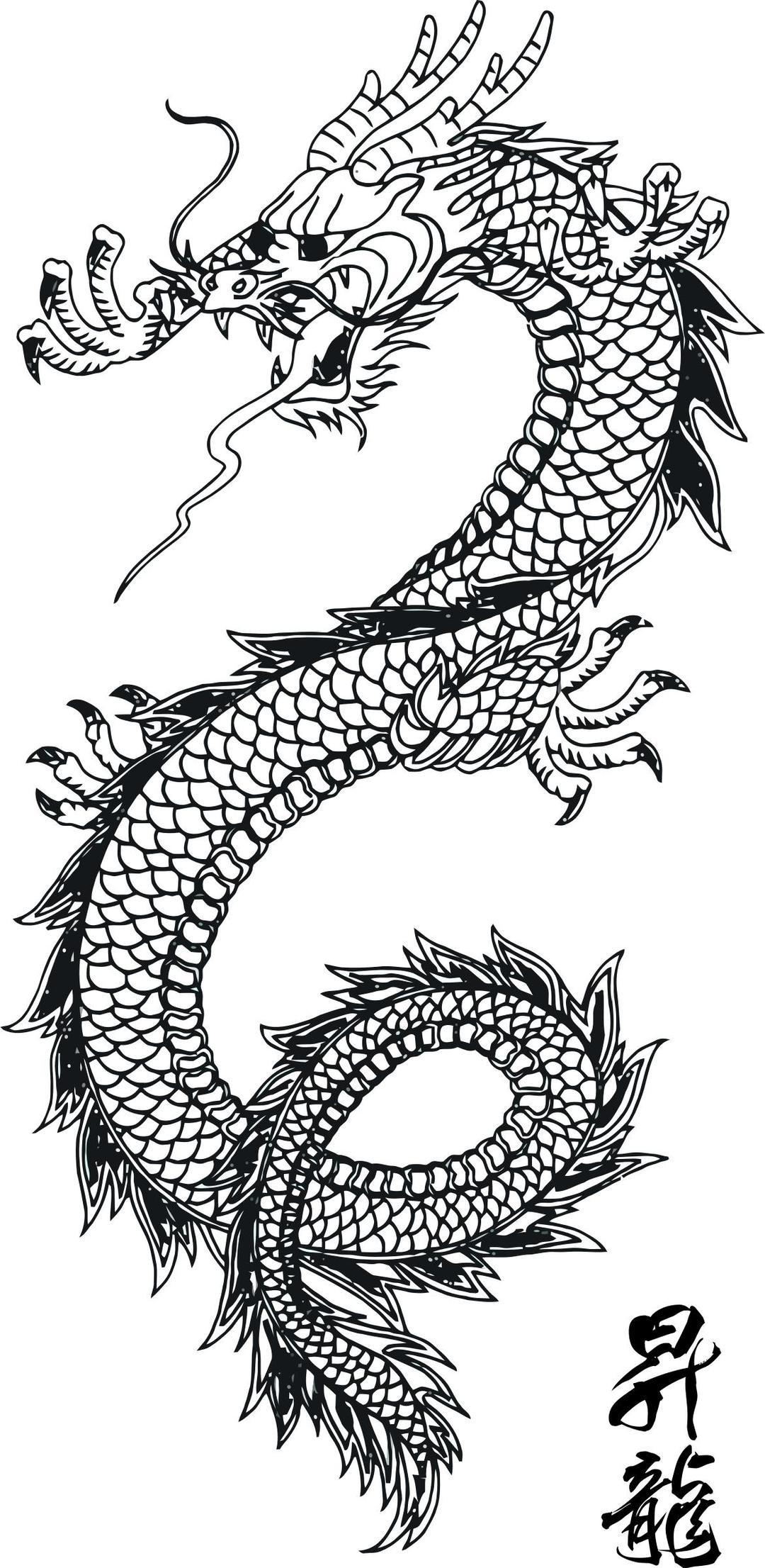 Dragon Vector Art 1 png transparent