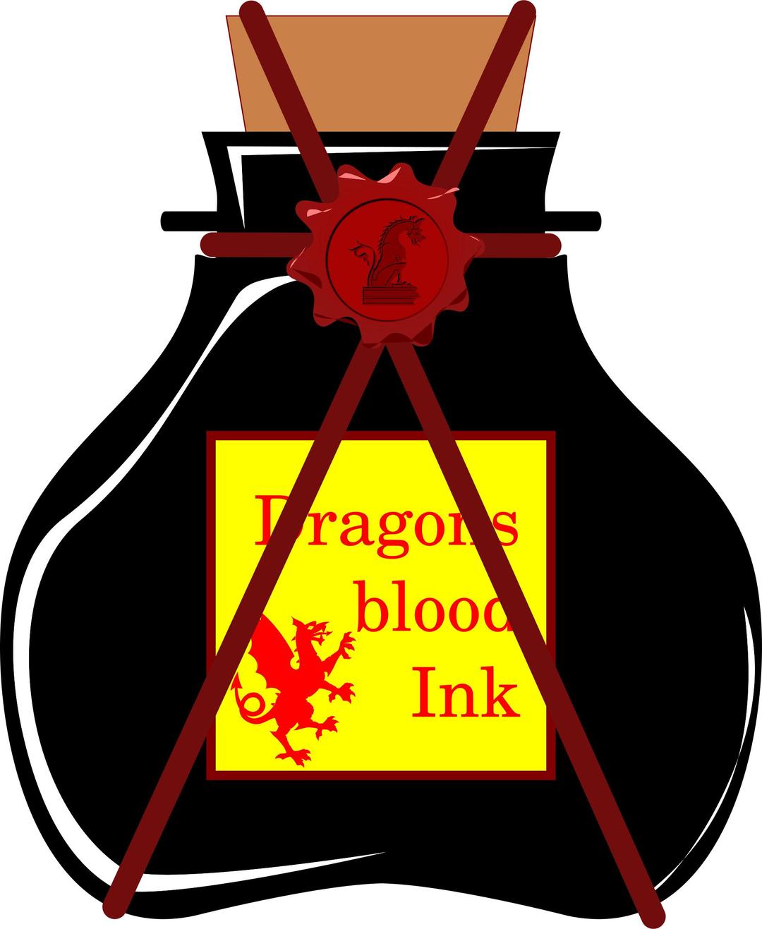 Dragons blood ink png transparent
