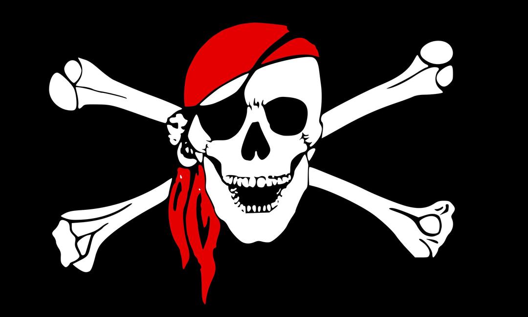 drapeau pirate png transparent