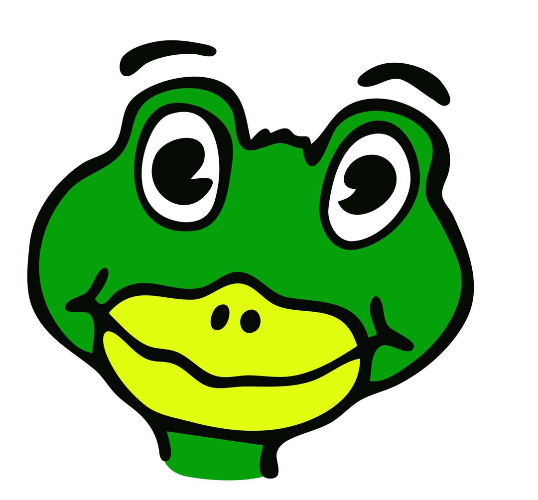 drawn frog png transparent
