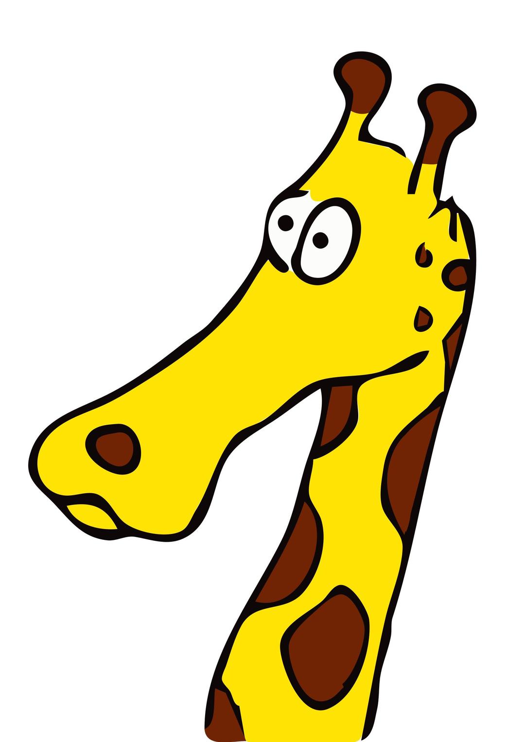 drawn giraffe png transparent