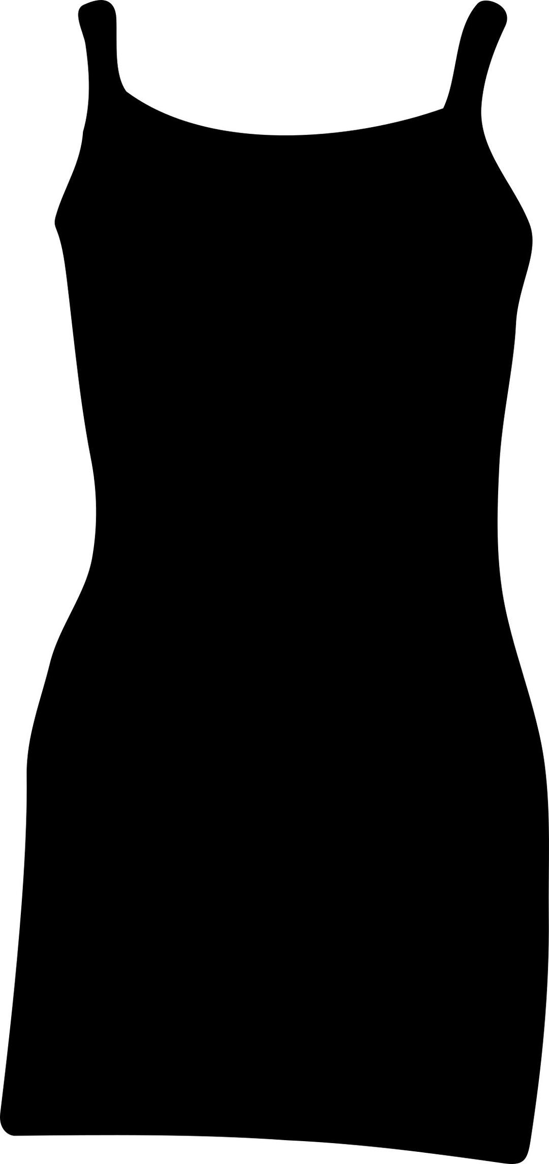 Dress silhouette png transparent