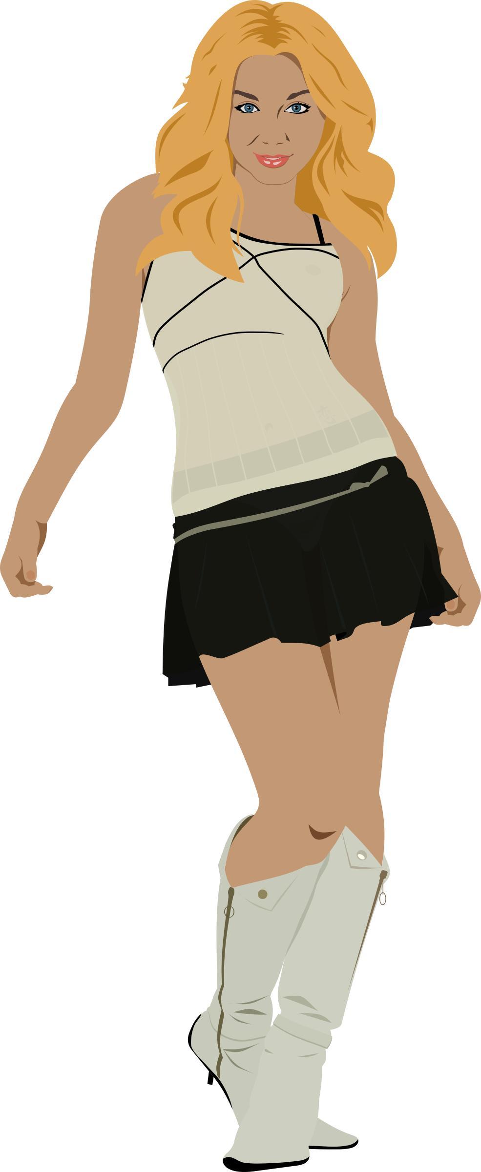 Dressed girl #1 by Rones  png transparent