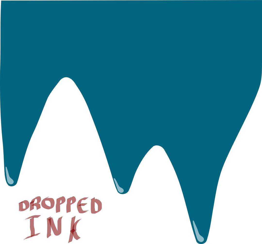 dropped ink png transparent