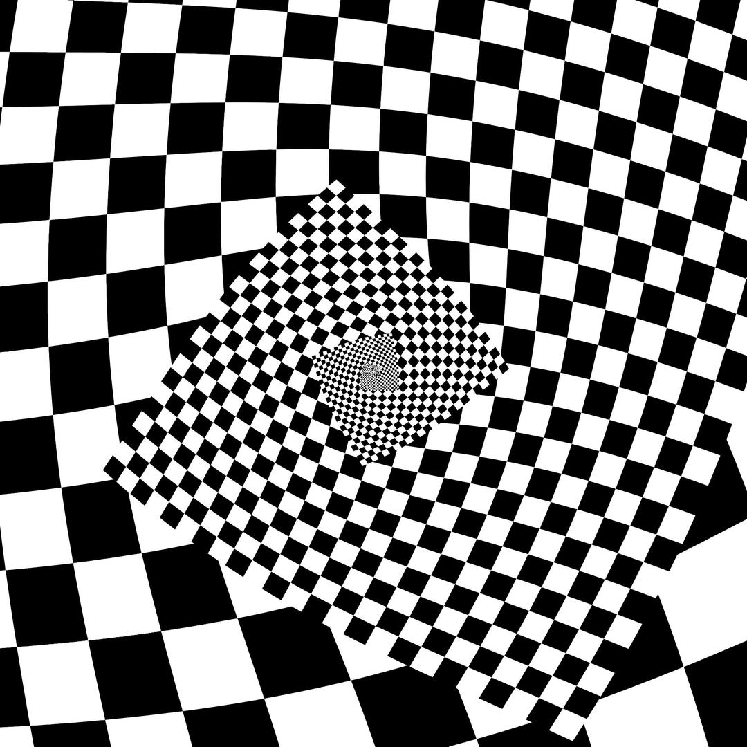 Droste Checkered Spiral png transparent