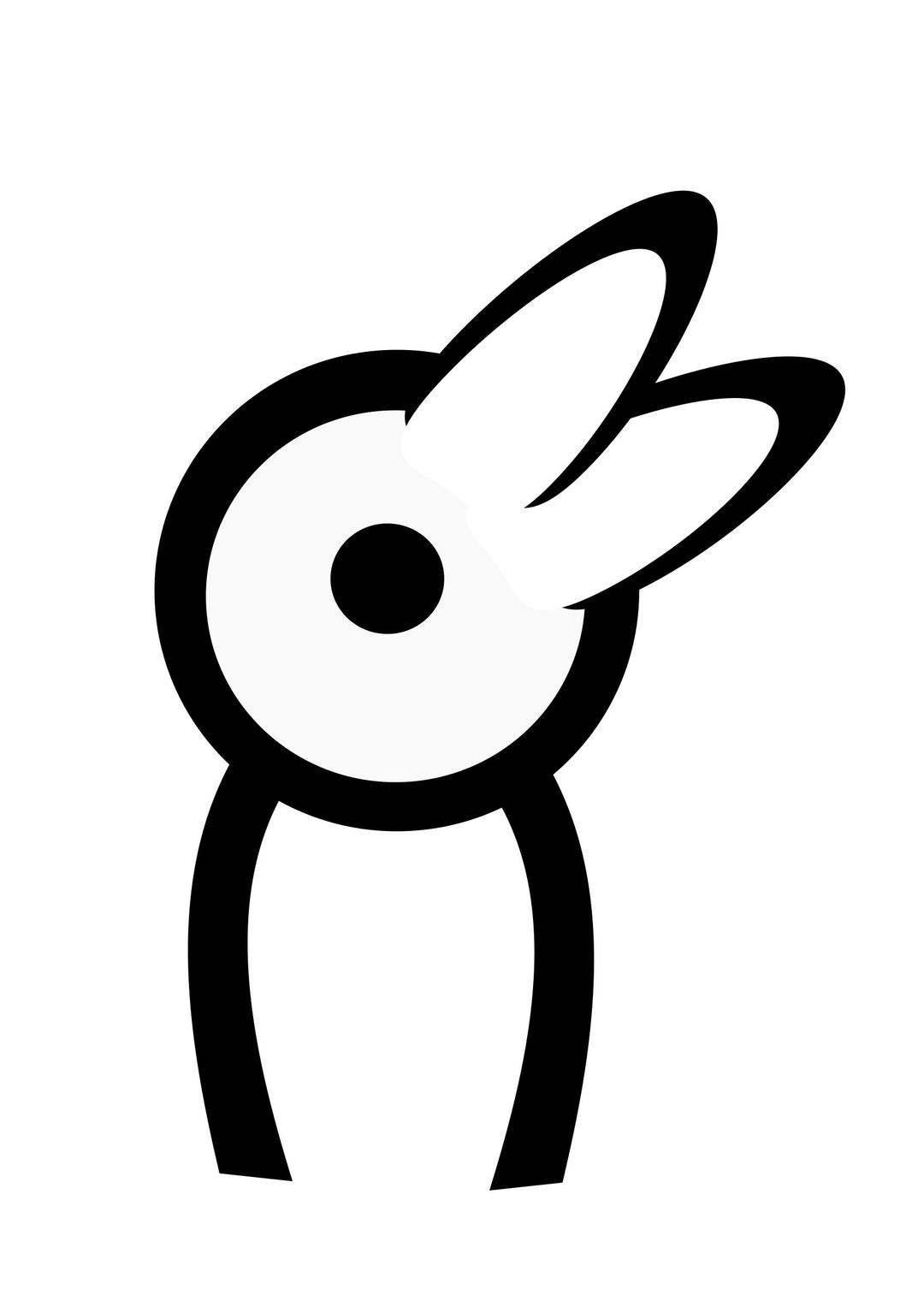 duck or bunny png transparent
