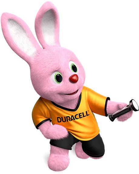 Duracell Bunny With A Pocket Lamp png transparent