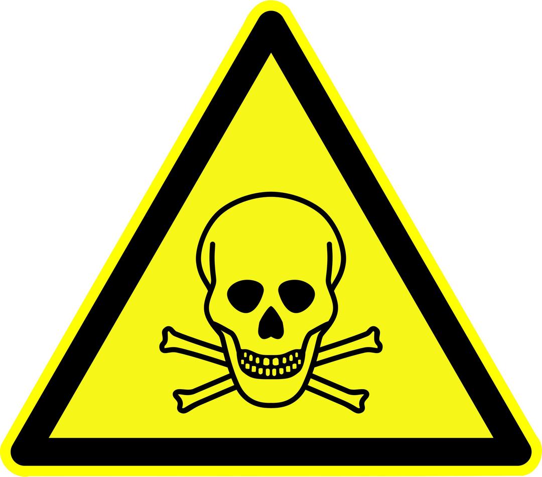D-W003 Warnung Vor Giftigen Stoffen png transparent