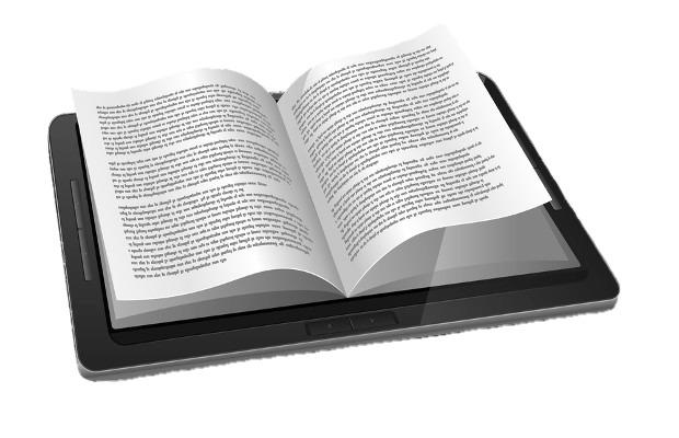 E-Book With Book Pages png transparent