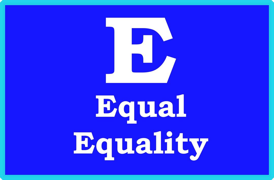 E Equal Equality png transparent