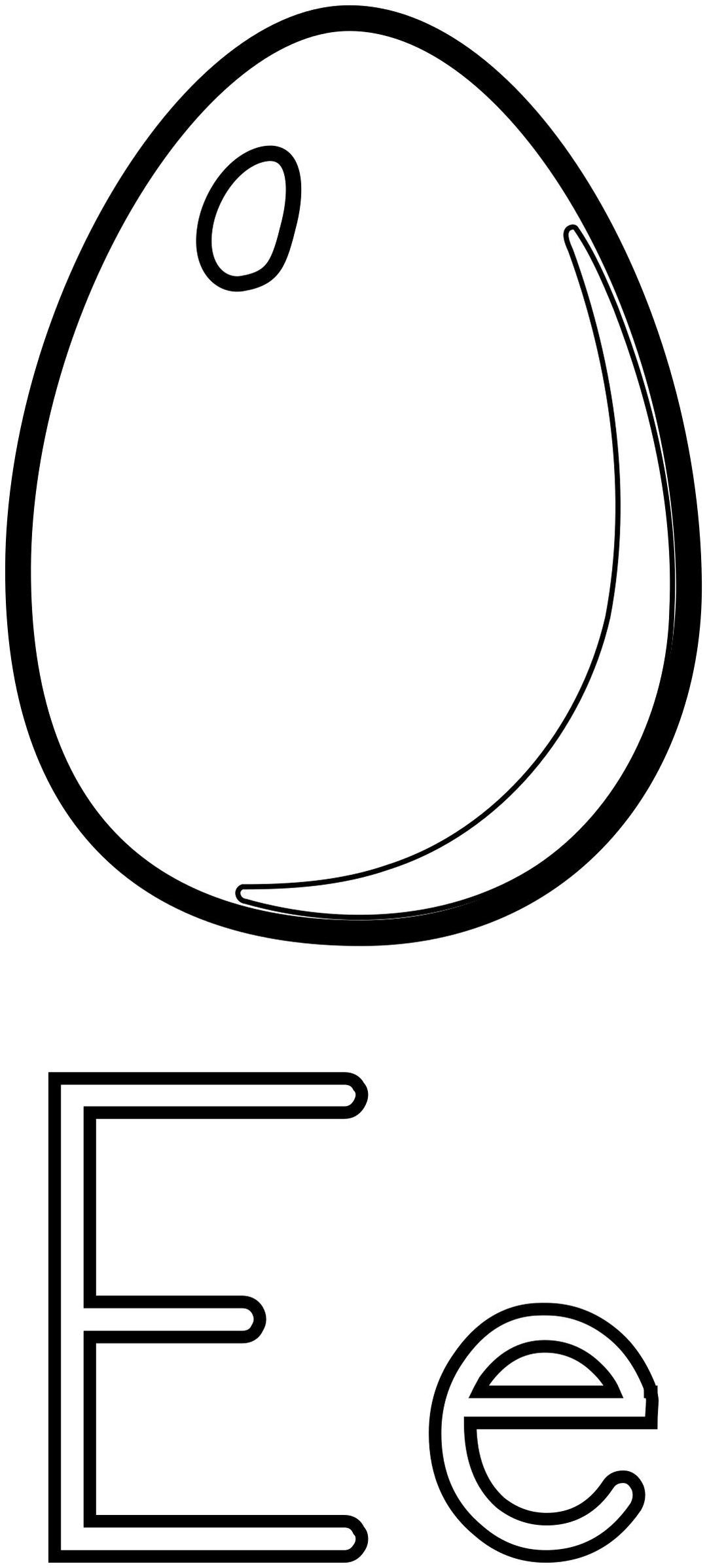 E Is For Egg png transparent