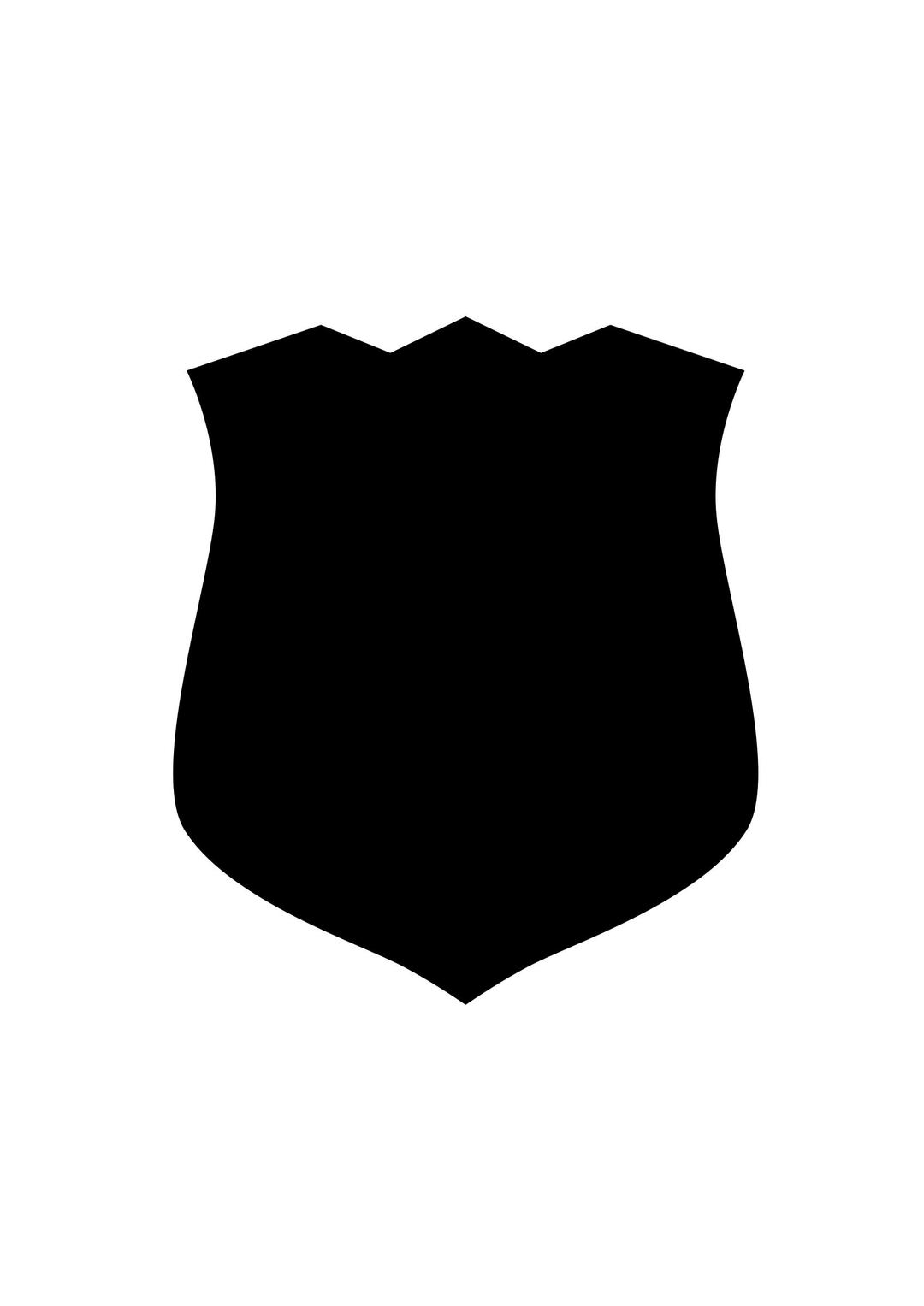 Eared shield 2 png transparent