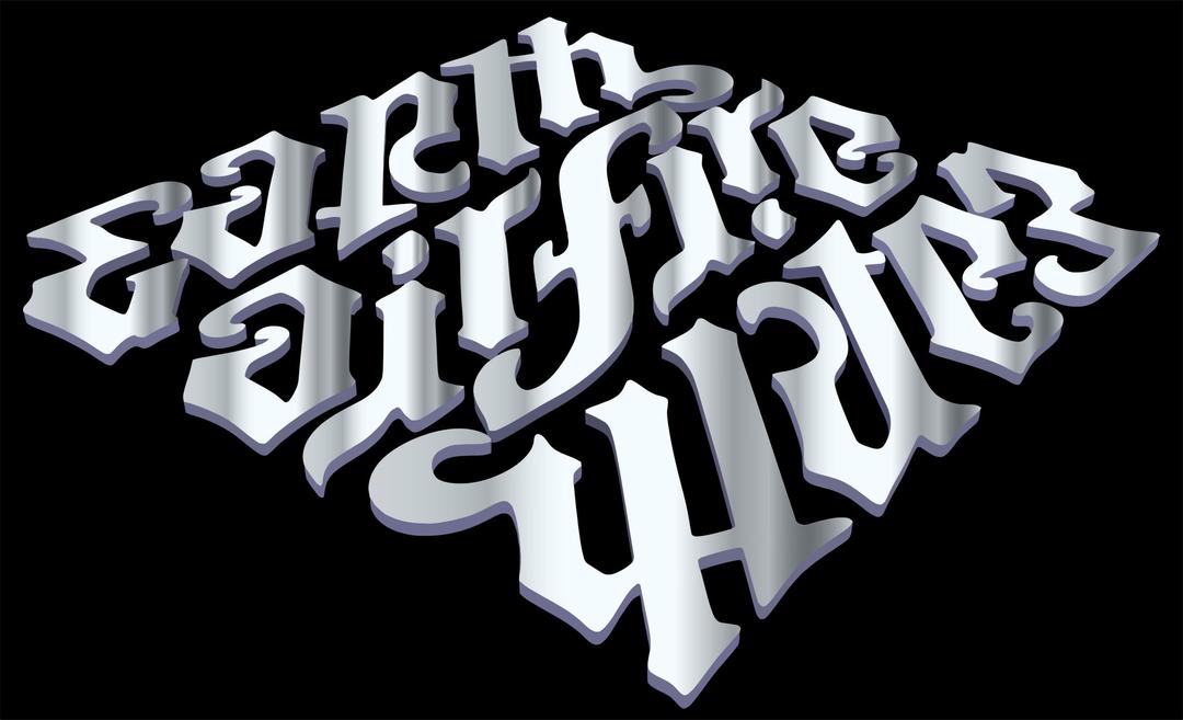 Earth Air Fire Water Ambigram 3 png transparent