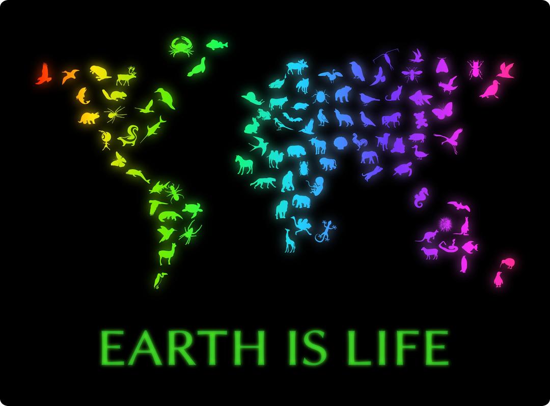 Earth Is Life png transparent