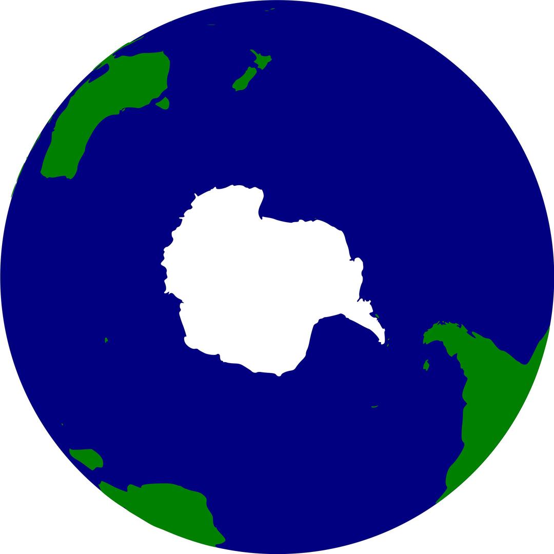 Earth Southern Hemisphere png transparent