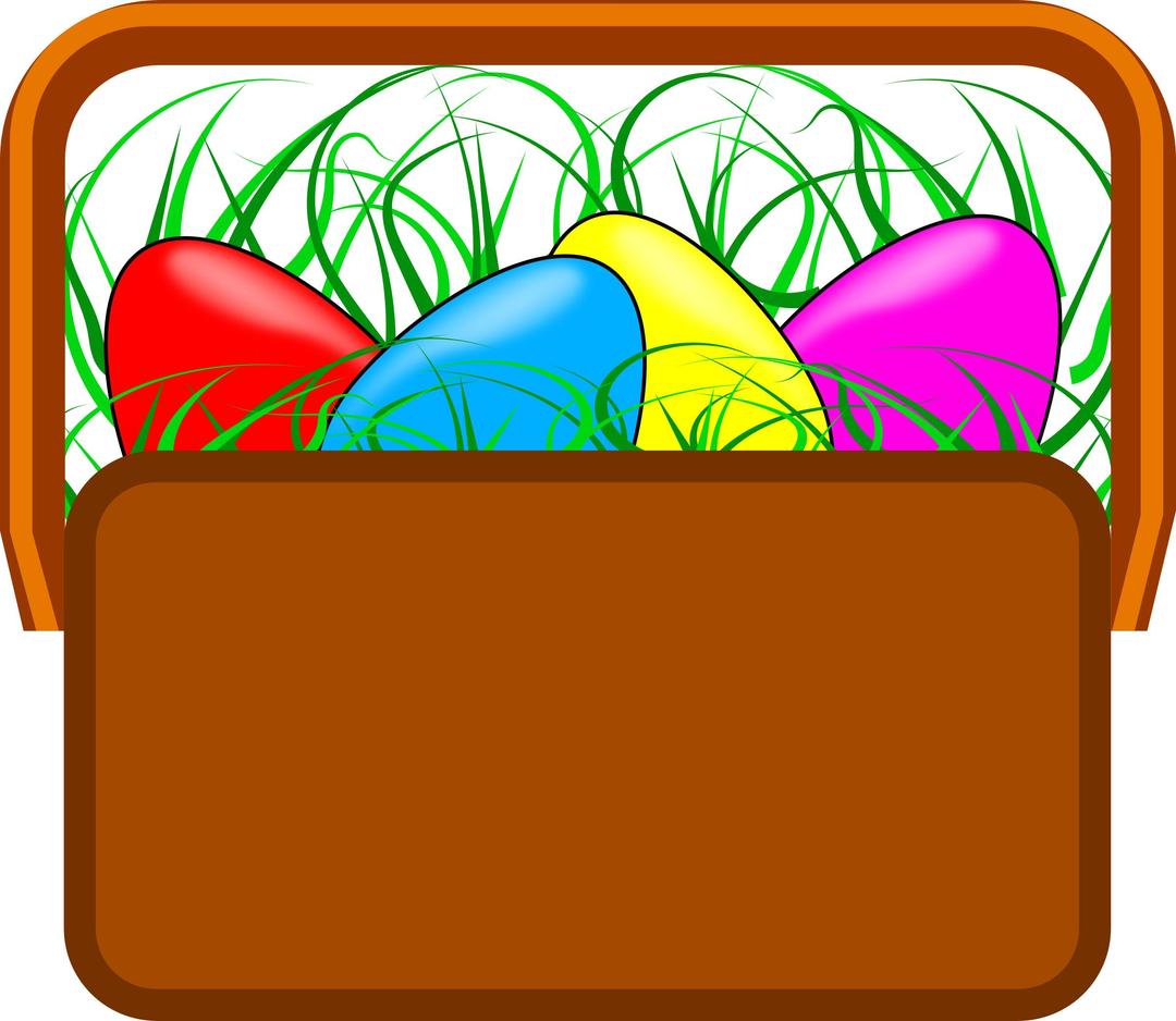 Easter Basket Clipart png transparent