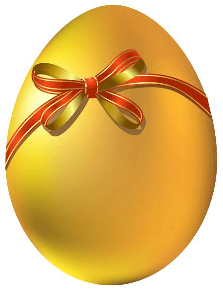 Easter Egg Gold png transparent