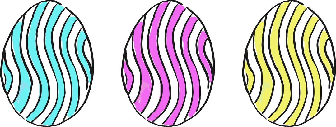 Easter eggs 4 png transparent