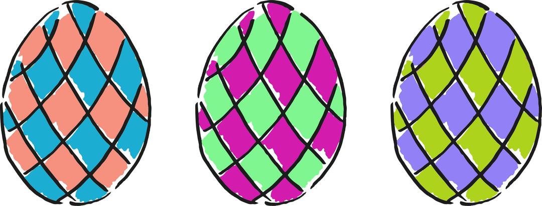 Easter eggs 6 png transparent