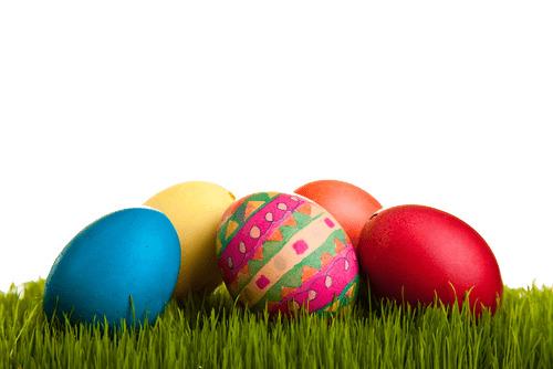 Easter Eggs On Grass png transparent