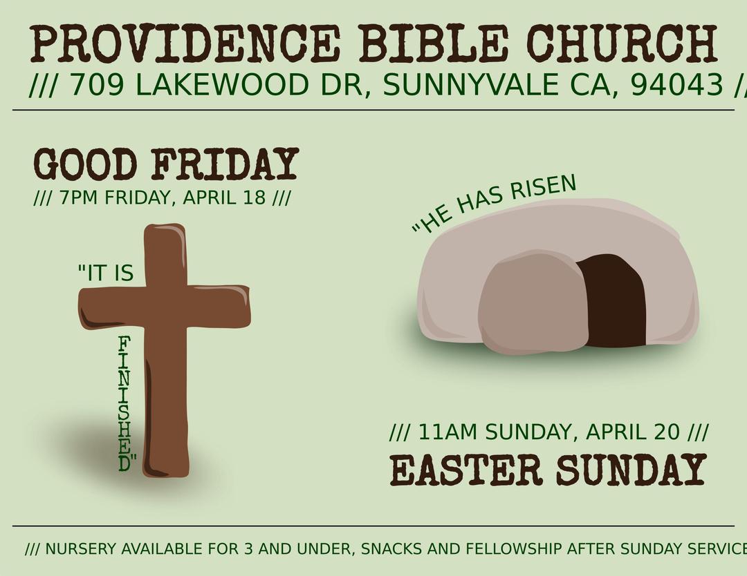 Easter flyer png transparent