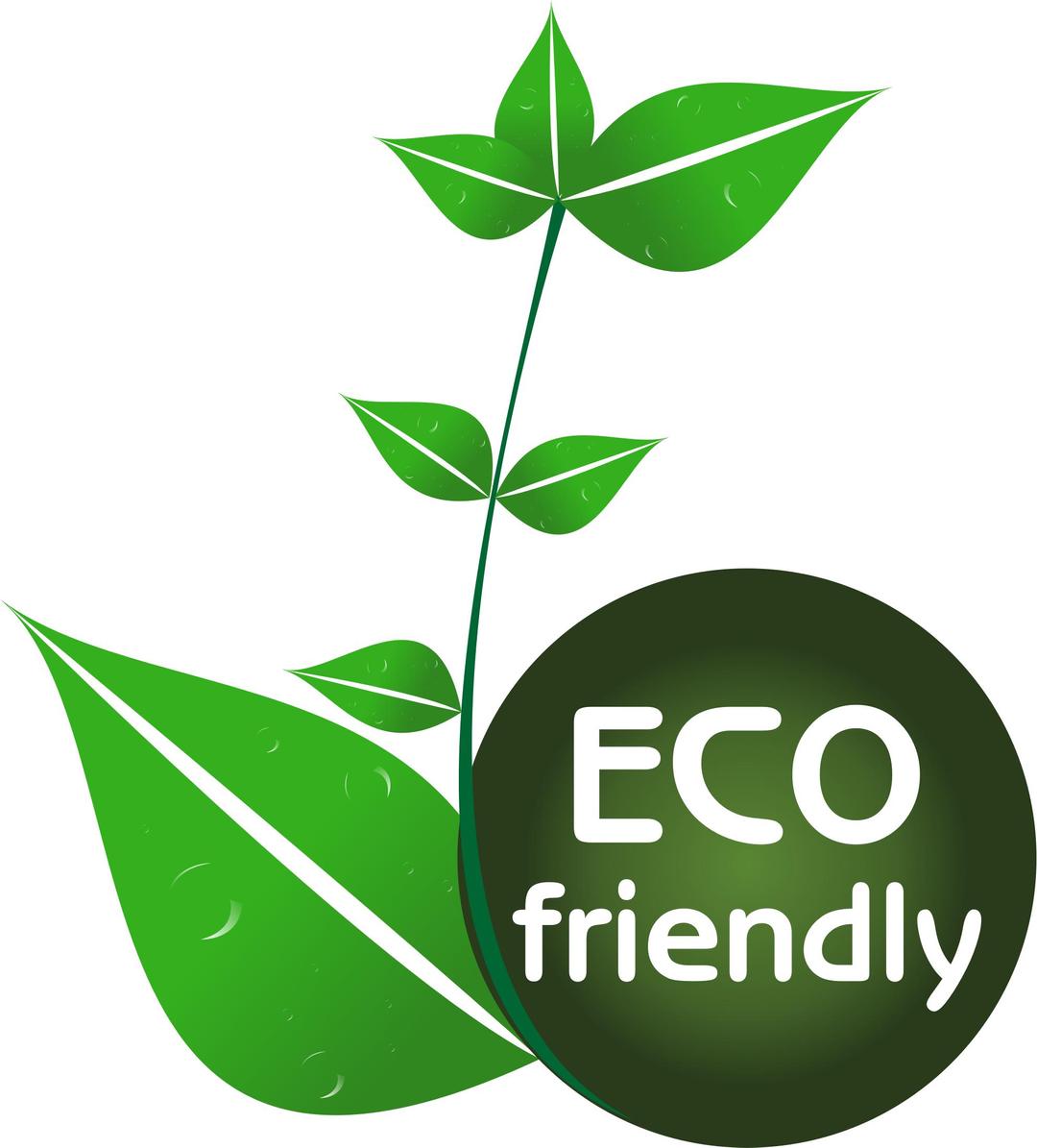 Eco friendly tag png transparent