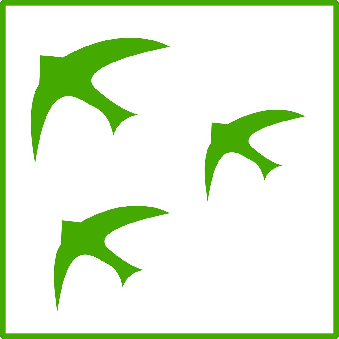 eco green  birds icon
 png transparent