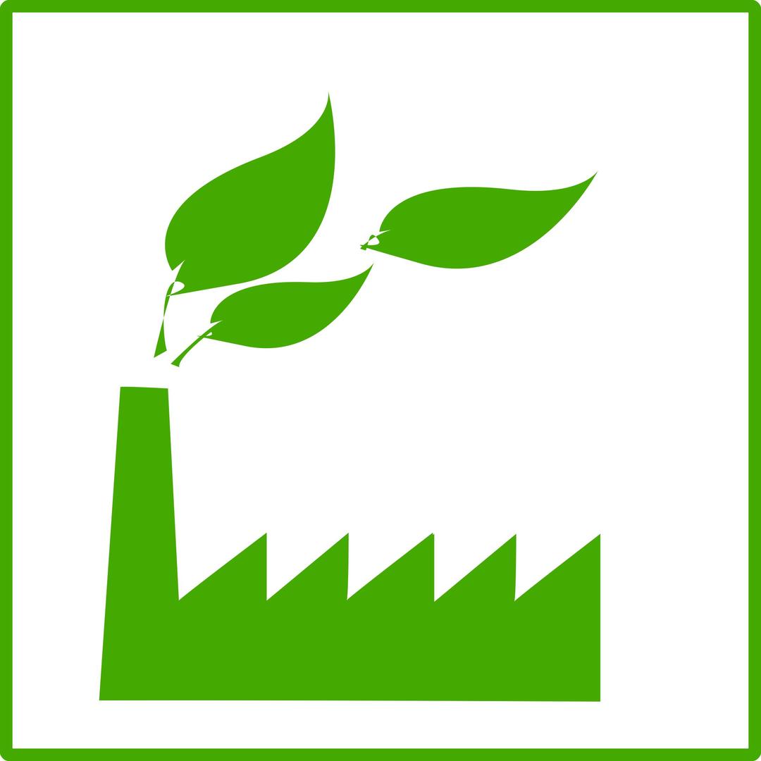 eco green factory icon png transparent
