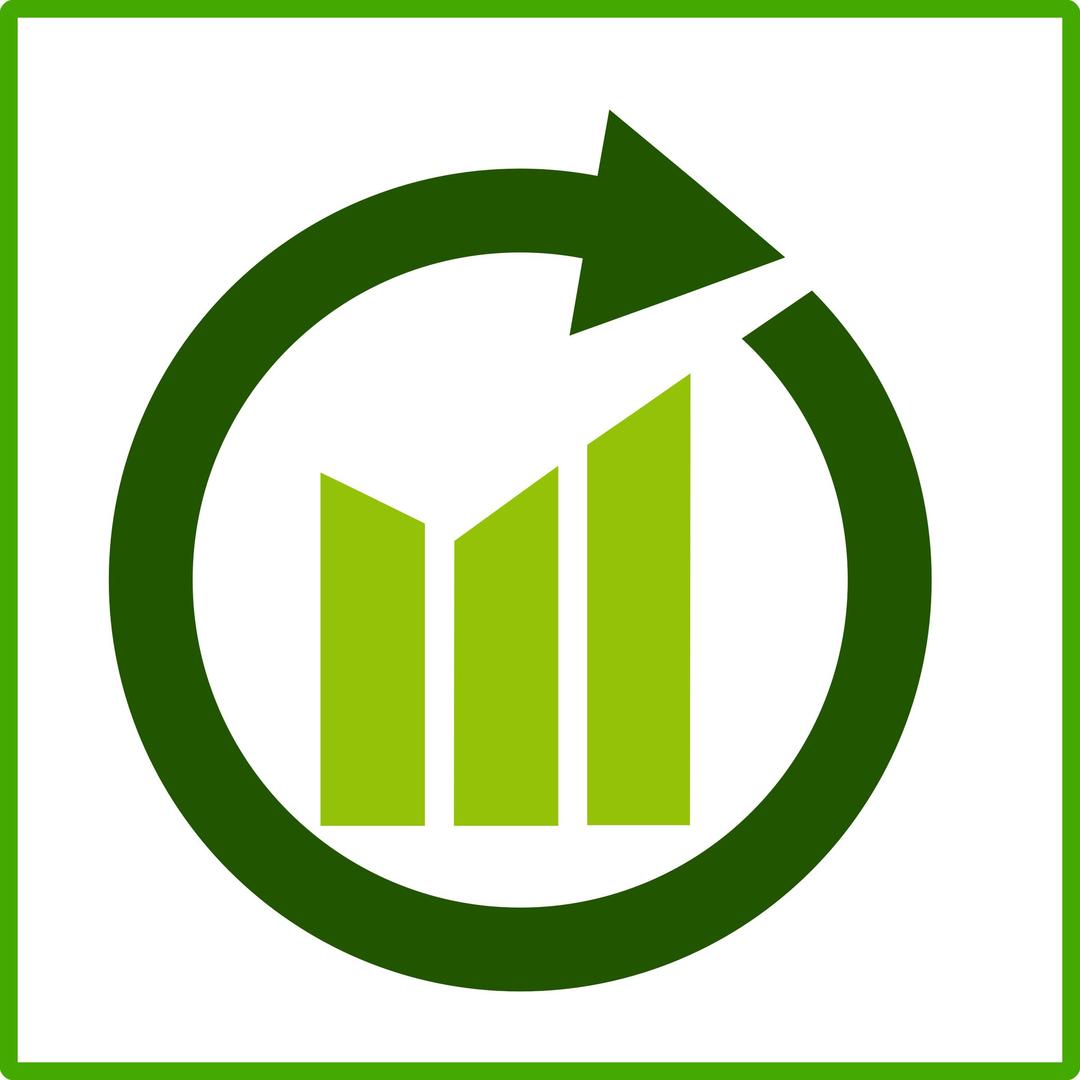 eco green growth icon png transparent