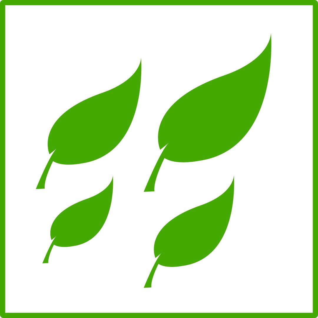eco green leaves icon png transparent
