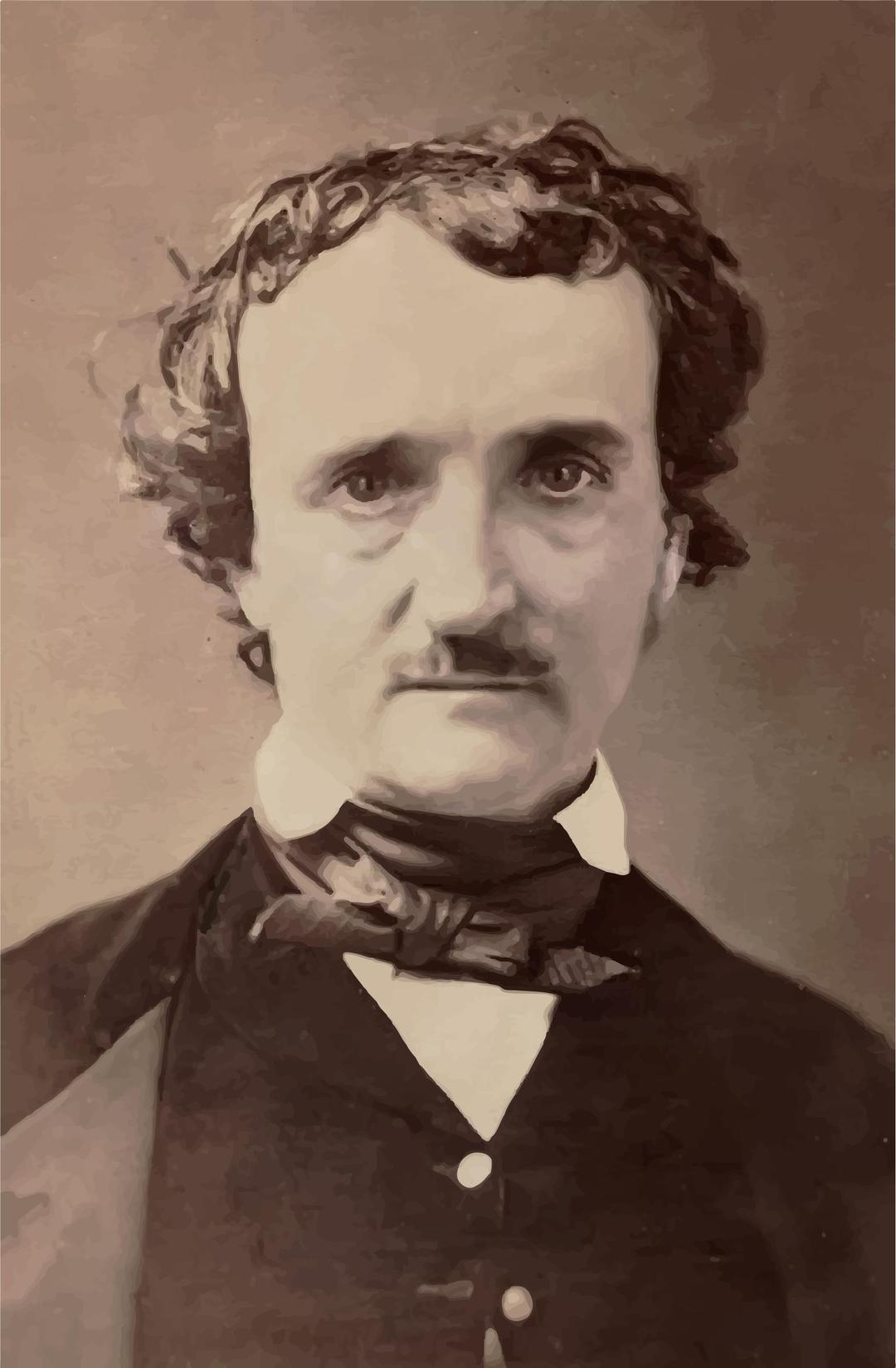 Edgar Allan Poe 1855 png transparent