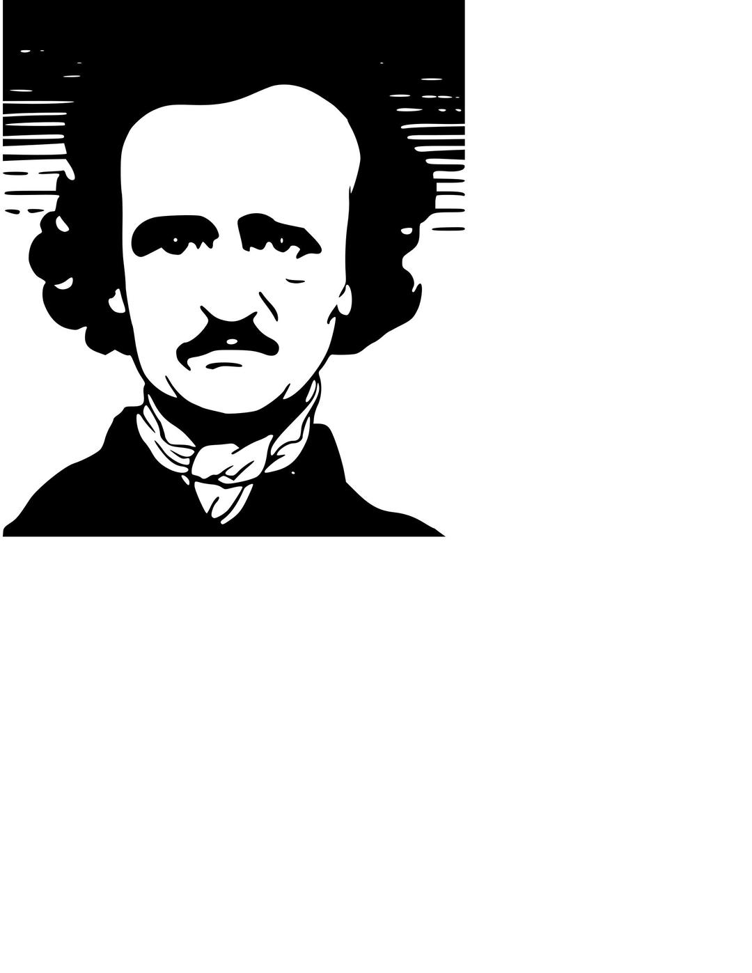 Edgar Allen Poe png transparent