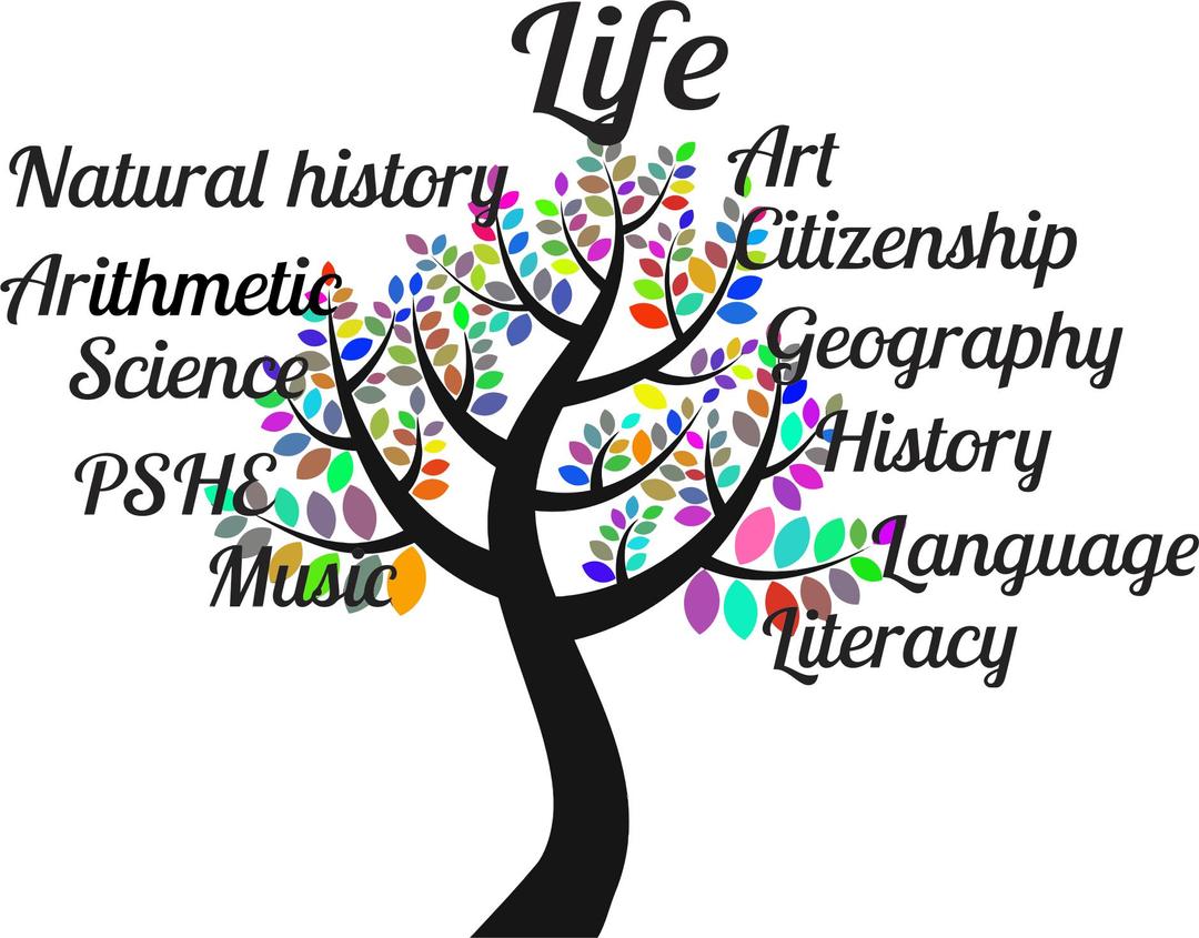 Education Tree Typography png transparent