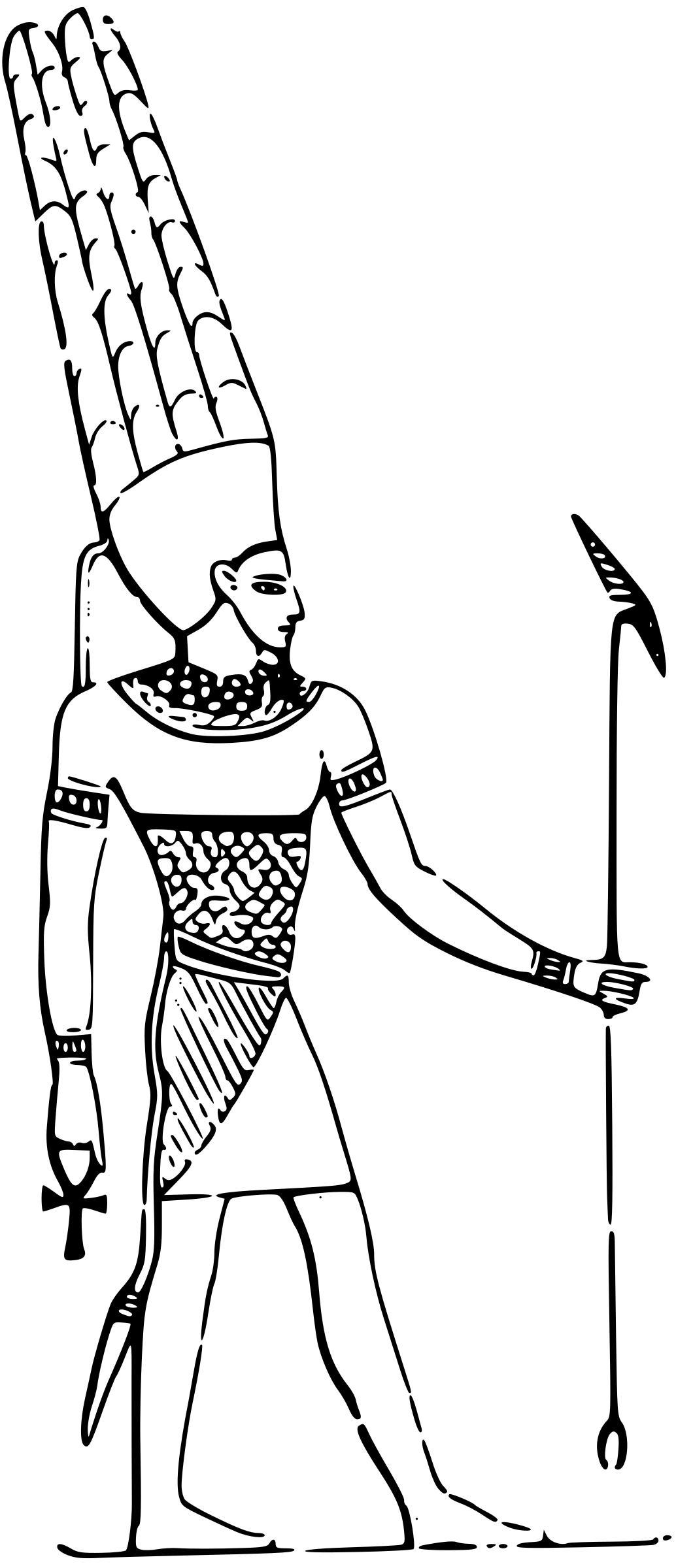 Egyptian god, Chonsu png transparent
