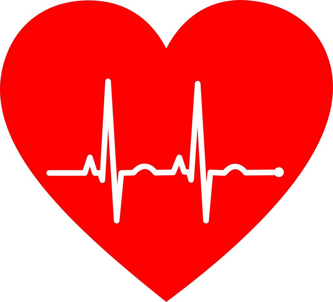 EKG Heart png transparent