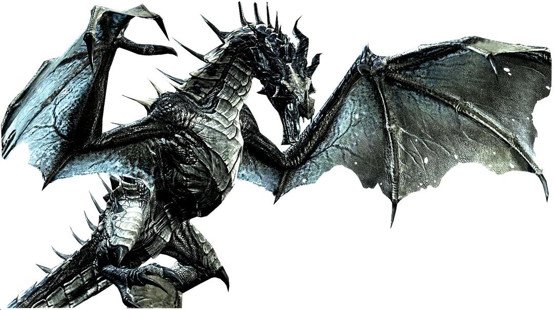 Elder Scrolls Skyrim Dragon png transparent