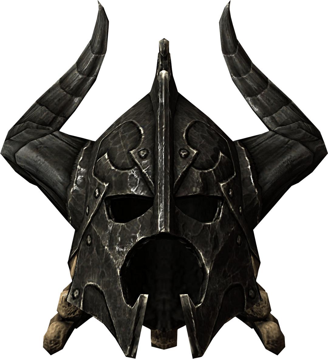 Elder Scrolls Skyrim Dragonplate Helmet png transparent