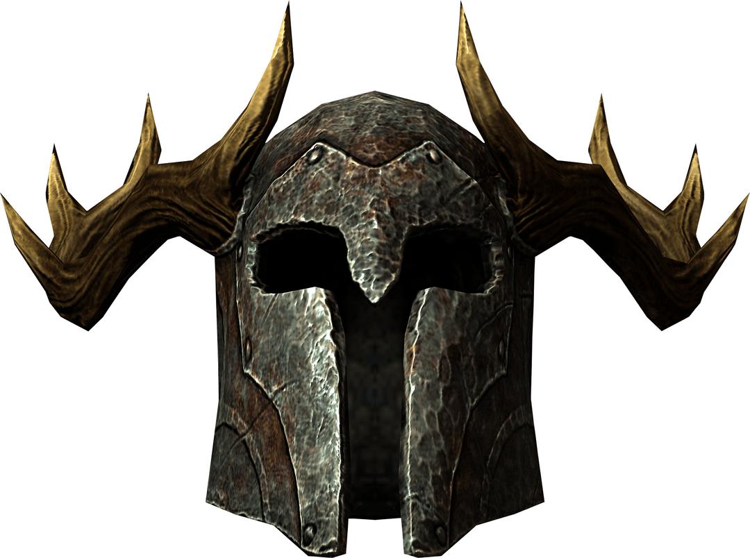 Elder Scrolls Skyrim Helmet png transparent