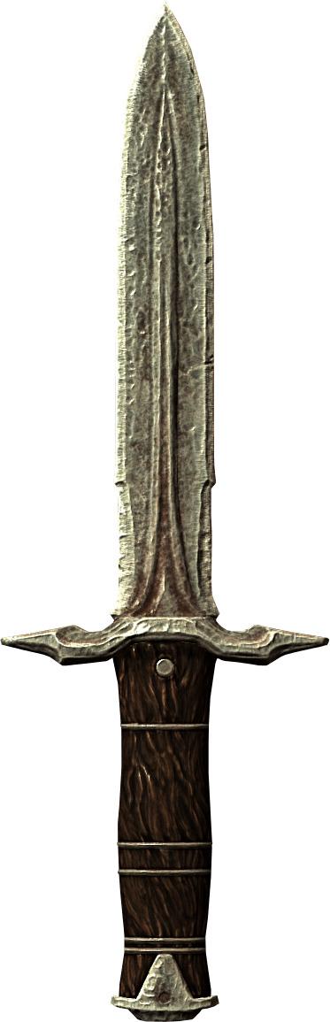 Elder Scrolls Skyrim Iron Dagger png transparent